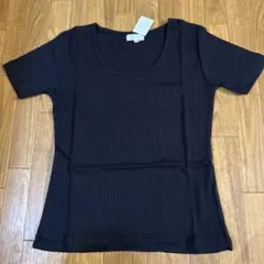 otto collection リブ半袖カットソー ブラック M