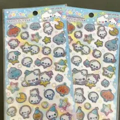 あわわちゃん　ぷくぷくあわわちゃん　キャンディグリッターシール　2枚セット