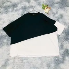 アズール バイ マウジー (F) スイッチングバイカラートップス Tシャツ