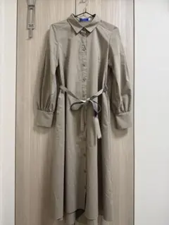 ブルーレーベルクレストブリッジ　シャツワンピース　ベージュ　36 S
