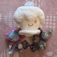 ポケモン I LOVE Gothic ぬいぐるみ ヒトモシマニューラ ブラッキー ポケモン I LOVE Gothic ぬいぐるみ ヒトモシマニューラ ブラッキー