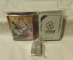 ガンダムカードゲームβ版体験会特典スリーブ+ラクススリーブ+β版ダイスセット