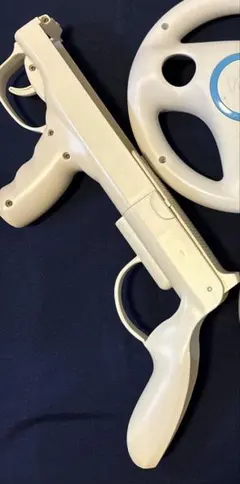 Wii ガンコントローラーとホイールセット
