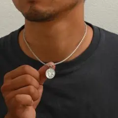 ネックレス コインネックレス ユニセックス　シンプル