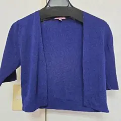 TOCCA カーディガン XS　ブルー　ネイビー　ボレロ　TREFOILのサムネイル