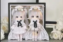 1/12サイズドール　白桑＆灰葉 2体セット