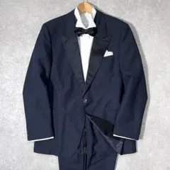 ユーロヴィンテージ WESTMINSTER タキシードスーツ ネイビーOPTI