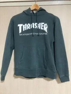 限定値下げ【THRASHER】スラッシャー ロゴパーカー　ブラック　Mサイズのサムネイル