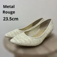 MetalRouge 23.5cm パンプス ウェッジソール アイボリー
