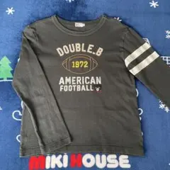 ミキハウス DOUBLE.B 長袖 ロンT カットソー 140