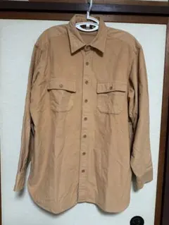 L.L.BeanUSA製シャモアクロスシャツ長袖ヴィンテージネルシャツ