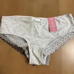新品　レースショーツ　レディース　3枚セット　H&M グレー　レギュラーショーツ