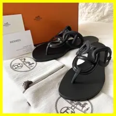 エルメス HERMES エジュリ トングサンダル ビーチサンダル 36 - メルカリ