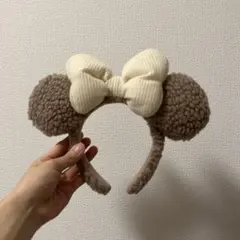 東京ディズニーリゾート カチューシャ ボア素材