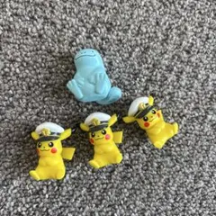 ピカチュウ　ヌオー　キャプテンピカチュウ　フィギュア　４点セット