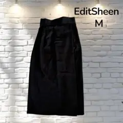 EditSheen レディース ロングスカート M 黒 リボンのサムネイル