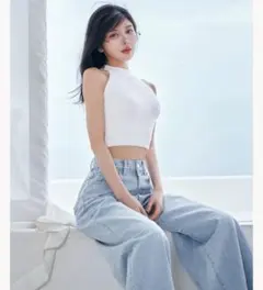 Darich　バックレースアップアメスリニットトップスのサムネイル