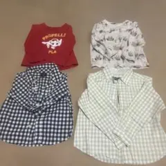 長袖シャツ　長袖Tシャツ　ロンT 80 90 110センチ　まとめ売り