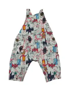モンスター柄オーバーオール 80cm