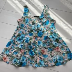 INGNI ノースリーブ チュニック 花柄