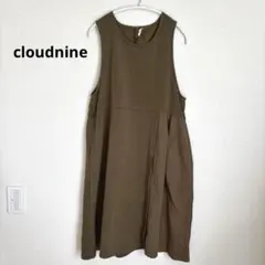 cloudnine クラウドナイン　裏起毛 ノースリーブ ワンピース チュニックのサムネイル