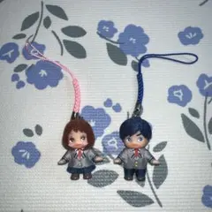 僕のヒーローアカデミア ヒロアカ コスチュームキューピー ストラップ 2点セット