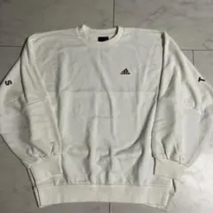adidas ホワイト クルーネック スウェットのサムネイル