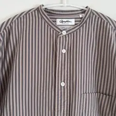 LE GLAZIK　ルグラジック　 ストライプロングシャツシャツワンピース