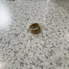 3連リング スリーカラー ゴールド シルバーのサムネイル
