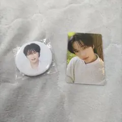 TXT トレカ　ボムギュ　メンシプ特典　カプセルトイ　缶バッチ