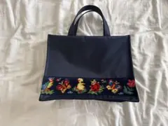 極美品　学校FEILER フェイラー✖️VERY トートバッグ ネイビーのサムネイル