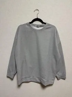 Manshangyin グレー 長袖ワッフル