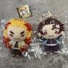 鬼滅の刃　にとたん　ぬいぐるみ　マスコット　竈門炭治郎　煉獄杏寿郎