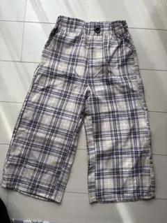 チェック柄パンツ 130cm