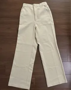 スラックス　パンツ　ミントグリーン　グリーン