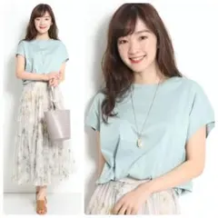 ゆるＴシャツ　カジュアル　可愛い　便利　シンプル　着回し抜群　おしゃれ　上品のサムネイル