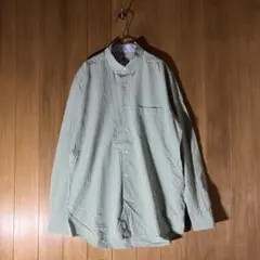 K*Z様 【90s】ラコステ 香港製 ギンガムチェック BDシャツ 刺繍ロゴ 緑