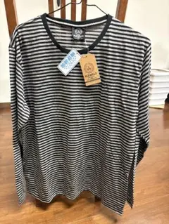 OLD MILLS ストライプ柄長袖カットソー L