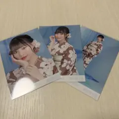 イコノイジョイ 生写真 浴衣 2023 3種コンプ 冨田菜々風 - メルカリ