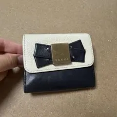 TOCCA 三つ折り財布 バイカラー リボンのサムネイル