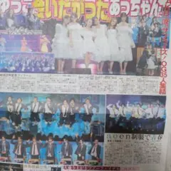 12/8スポーツ報知　AKB48 aoen 東方神起チャンミン