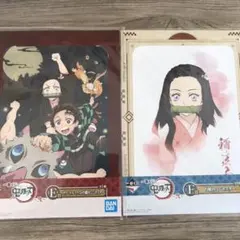 鬼滅の刃　1番くじ　一番くじ　台紙付ミニポスター&オリジナルイラストミニポスター