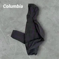 Columbia マウンテンパーカー　チェック　ドローコード　刺繍　XL 美品