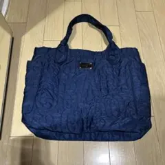 ［美品］MARC BY MARC JACOBS キルティングトートバック　ブルー