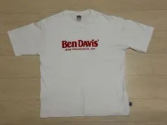 BEN DAVIS Tシャツ 白 XL 赤プリント ベンデイビス