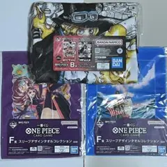 一番くじ ワンピースカードゲームB賞 カードデザインブランケット&F賞タオル2種