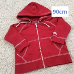 b-ROOM キッズ パーカー レッド 90cm