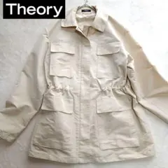 【美品】【Theory】ANORAK アノラック　ドロスト　ジップアップブルゾンのサムネイル