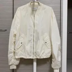 PAGEBOY シャーリング袖 ショート丈 ブルゾン