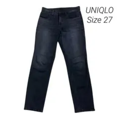 UNIQLO ストレッチスリムストレートジーンズ 2 68.5cm グレー